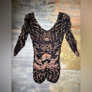 Vivienne Tam Vintage Mesh Top
